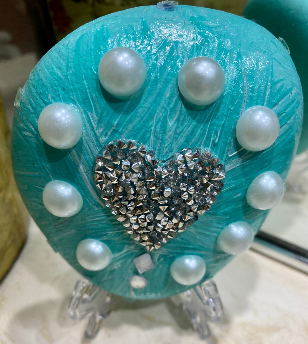 Turquoise with Pearls